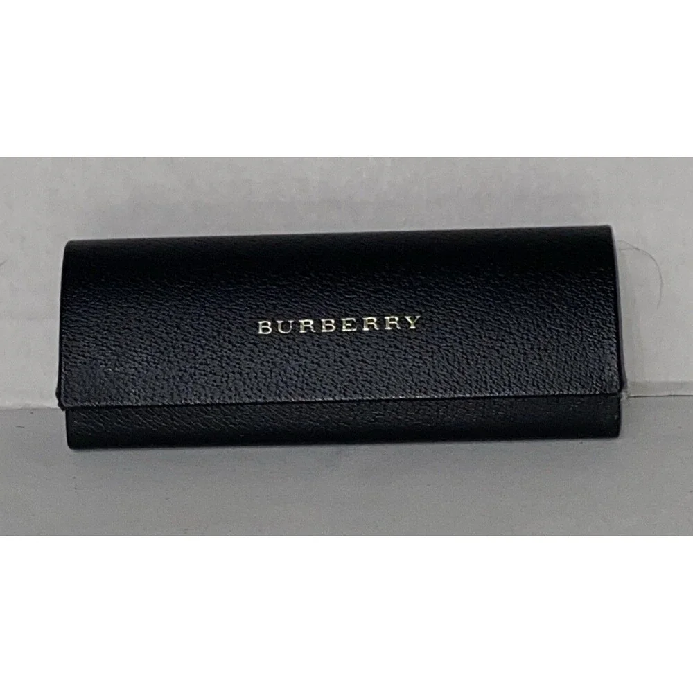 BURBERRY Hard Cover Black Eyeglasses Case Only Used